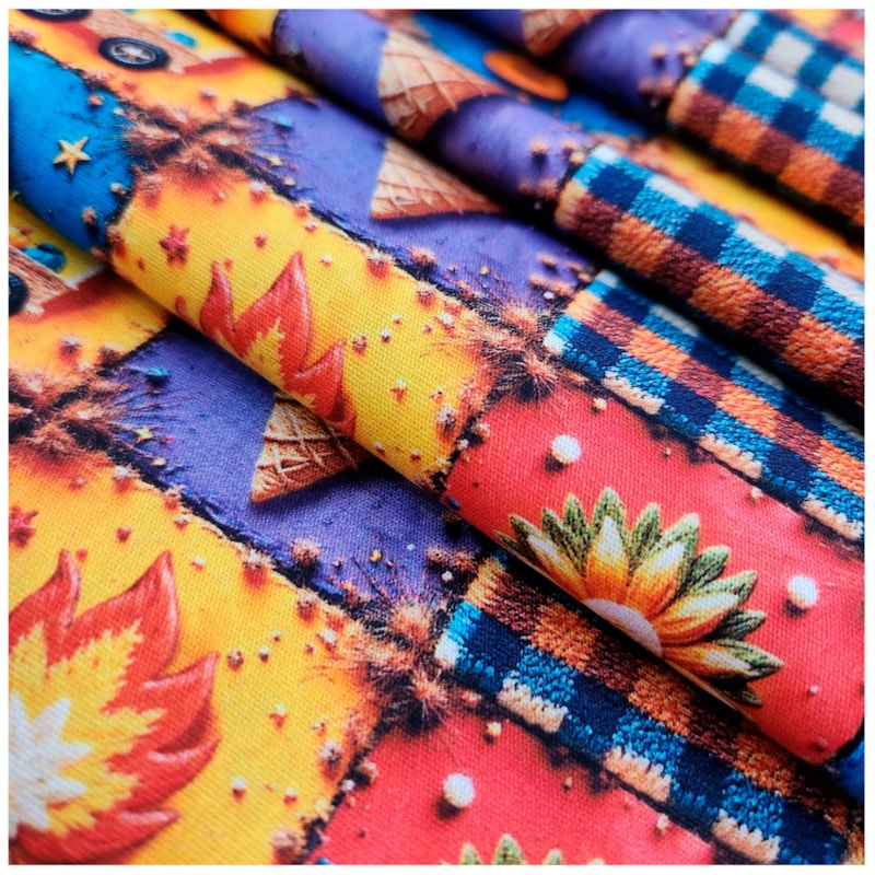 Tecido Tricoline de Festa Junina 50cm x 150cm Varias Estampas Caldeira ...