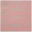 Tecido Tricoline de Festa Junina 50cm x 150cm Xadrez Vermelho Círculo
