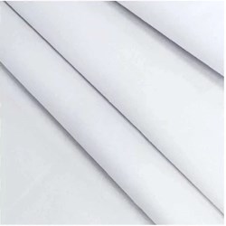 Tecido Tricoline Liso Branco Cor 1540 100% Alg Ref 342599 50cm X 150cm Círculo