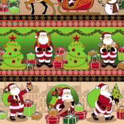 Tecido Tricoline Natal Ref 2414 50cm x 150cm 100% Algodão Círculo Tecido Tricoline Natal Ref 2414 50cm x 150cm 100% Algodão Círculo