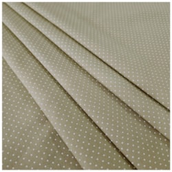 Tecido Tricoline Verde Oliva Poá 50cm x 150cm Caldeira