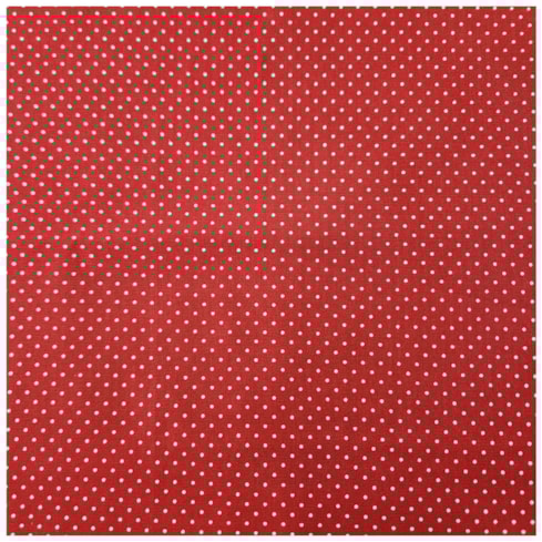 Tecido Tricoline Vermelho Poá 50cm x 150cm Caldeira