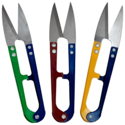 Tesoura de Arremate Colorida Com 12,5CM Mantovani