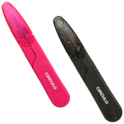 Tesoura de Arremate Com Glitter 5" Círculo
