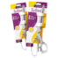 Tesoura Multiuso Cabo Transparente 24cm Makro