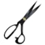Tesoura Profissional Alfaiate Cabo Emborrachado 9" Sanding