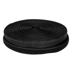 Velcro Neoprene Eco Preto 20mm com 25 Metros Velcro Neoprene Eco Preto 20mm com 25 Metros
