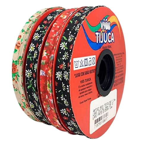 Viés Tijuca 9800 Tricoline 24MM Com 20 Metros Peripan