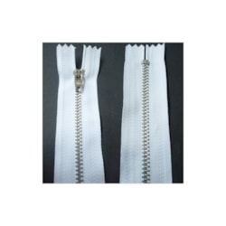 Zíper de Metal Médio Fixo Niquel 12cm BZ 10 Unidades Zíper de Metal Médio Fixo Niquel 12cm BZ 10 Unidades