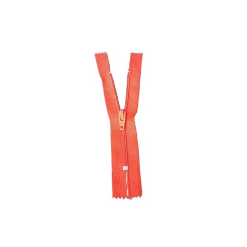 Zíper de nylon fino Fixo Cursor com Trava Automatica 10cm C/ 10un Classic Coats Corrente
