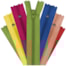Zíper de Nylon Fixo Fino 15cm Com 10 Unidades ZR