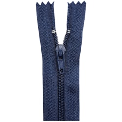 Zíper de Nylon Fixo Fino 15cm Com 10 Unidades ZR
