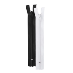 Ziper de Nylon Fixo Rey 18cm com 10 unidades