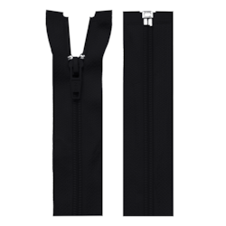 Zíper Destacável de Nylon Grosso 55Cm com 10 Unidades ZR