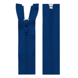 Zíper Destacável de Nylon Grosso 60Cm com 10 Unidades ZR