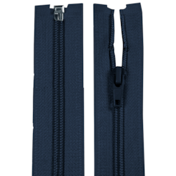 Zíper Destacável de Nylon Grosso 80cm com 10 Unidades ZR