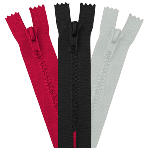 Zíper Fixo Vislon 20Cm com 10 Unidades ZR
