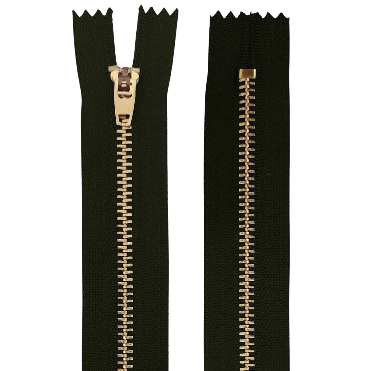ZIPER FIXO YKK METAL YGC-459 18CM UNIDADE COR - Oeste Aviamentos