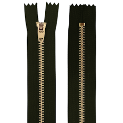ZIPER FIXO YKK METAL YGC-459 18CM UNIDADE COR