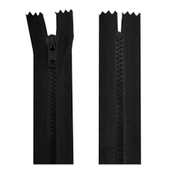 ZÍPER IMPORTADO VISLON FIXO 20CM COM 10 UNIDADES NYBC