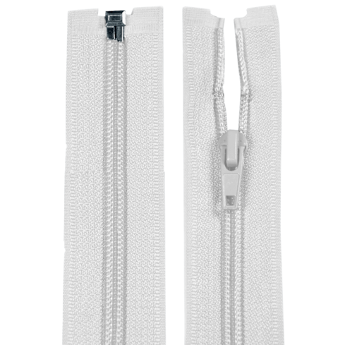 Zíper Nylon Destacável 55CM Pacote com 10 Unidades NYBC