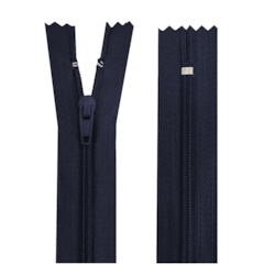 ZÍPER NYLON FIXO 50CM COM 10 UNIDADES ZR