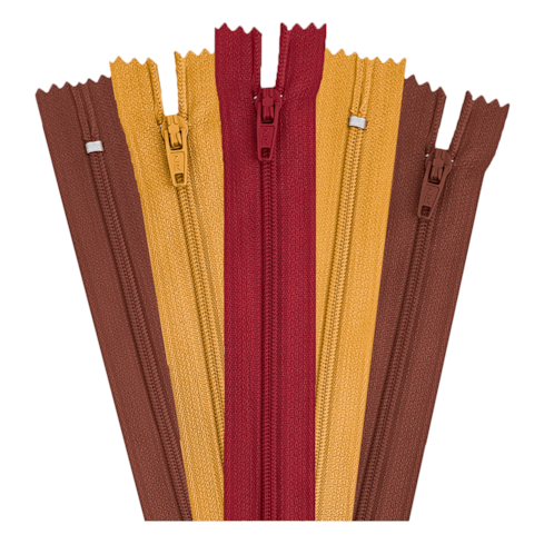 Zíper Nylon Fixo 60CM com 10 Unidades ZR