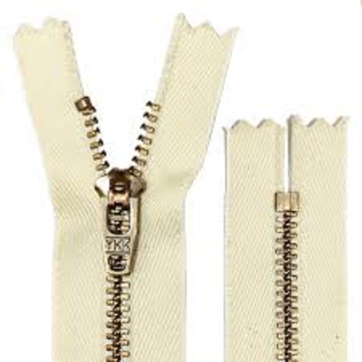 YKKk Ziper Niquelado Fixo De 15cm Ykk Com 10 Unidades | MercadoLivre